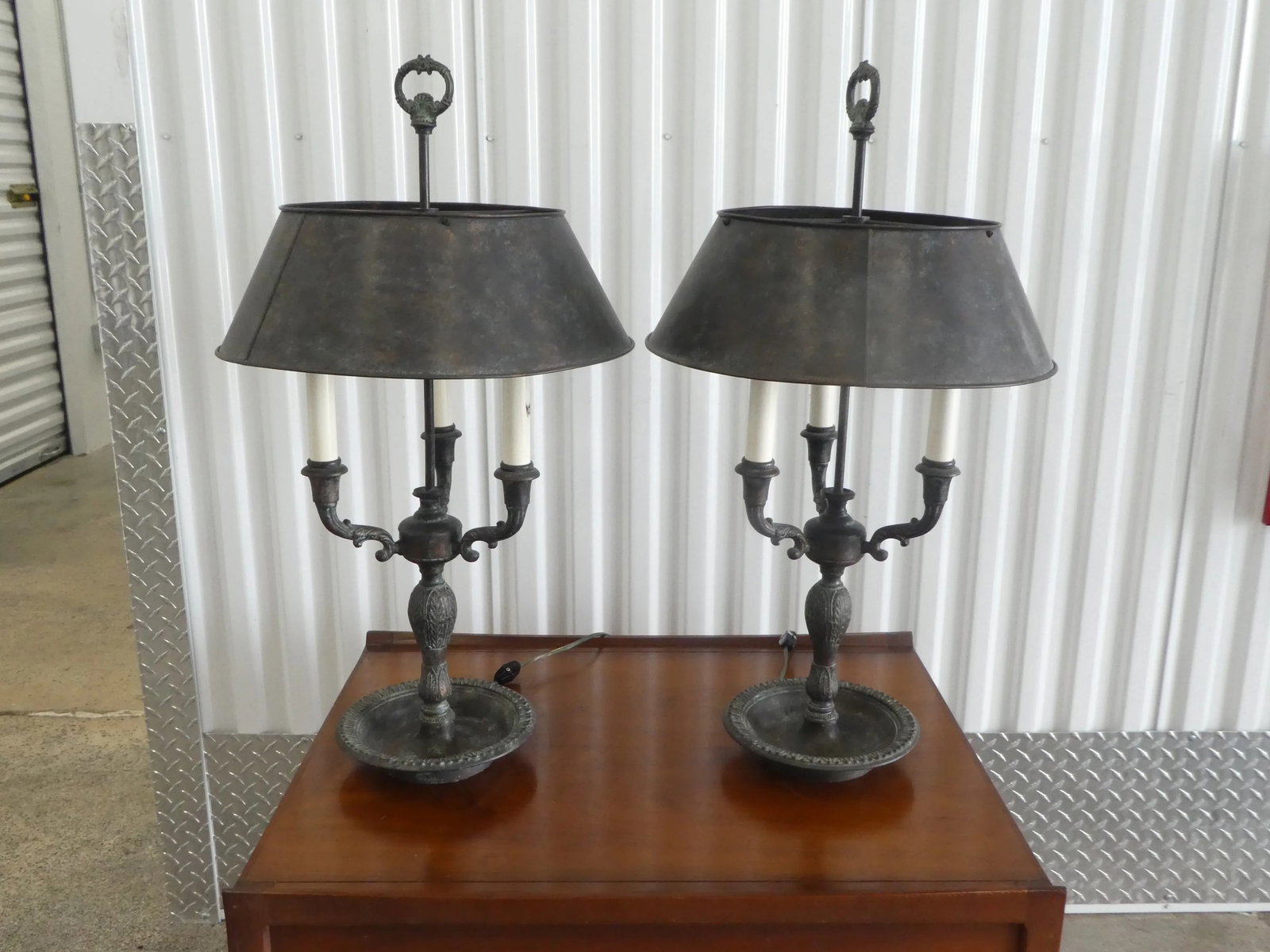 Bronze Maitland Smith Bouilette Lamps, 1990s - a Pair - 2