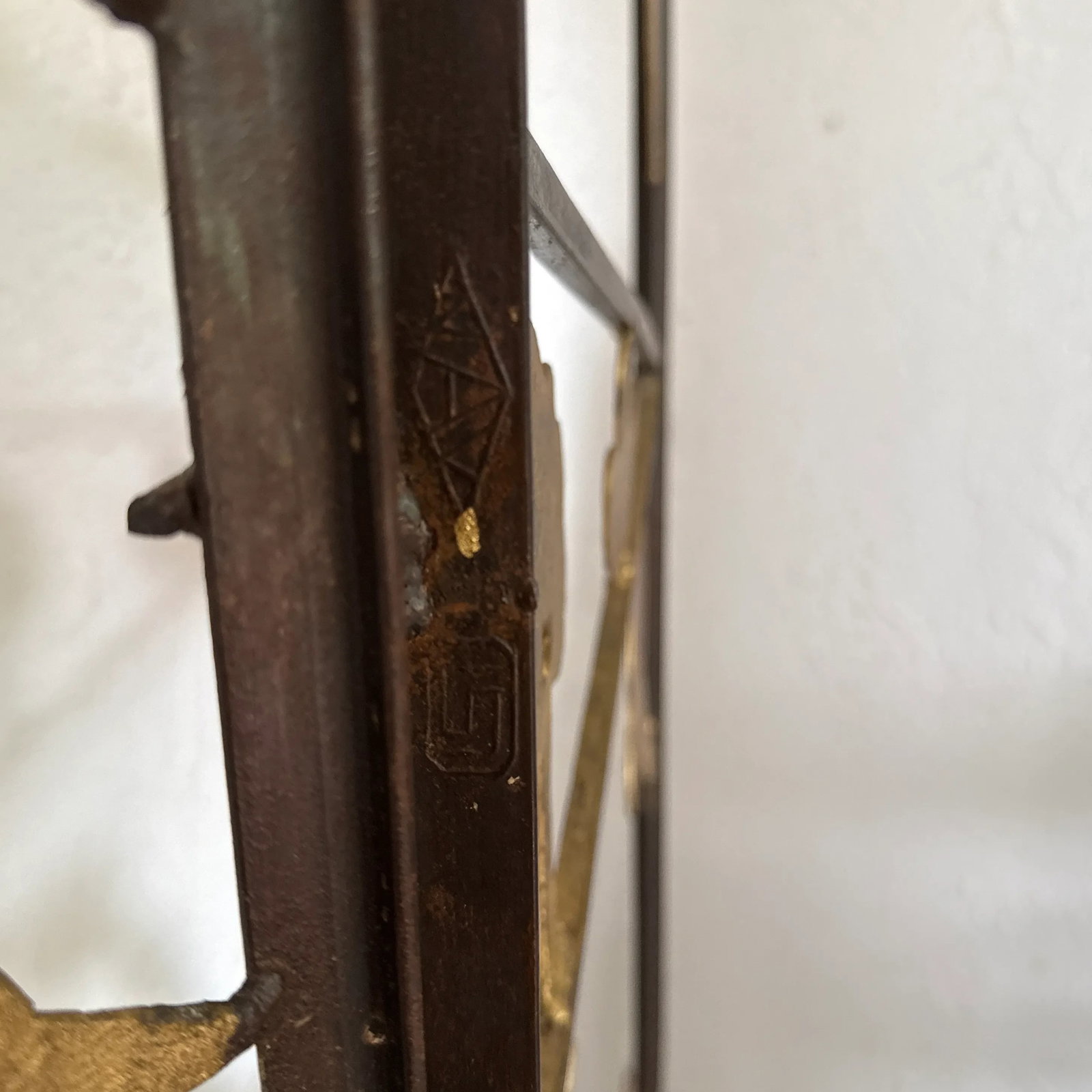 A Vintage Metalwork Room Divider With Animals, Figures and Naturalistic Objects - 10