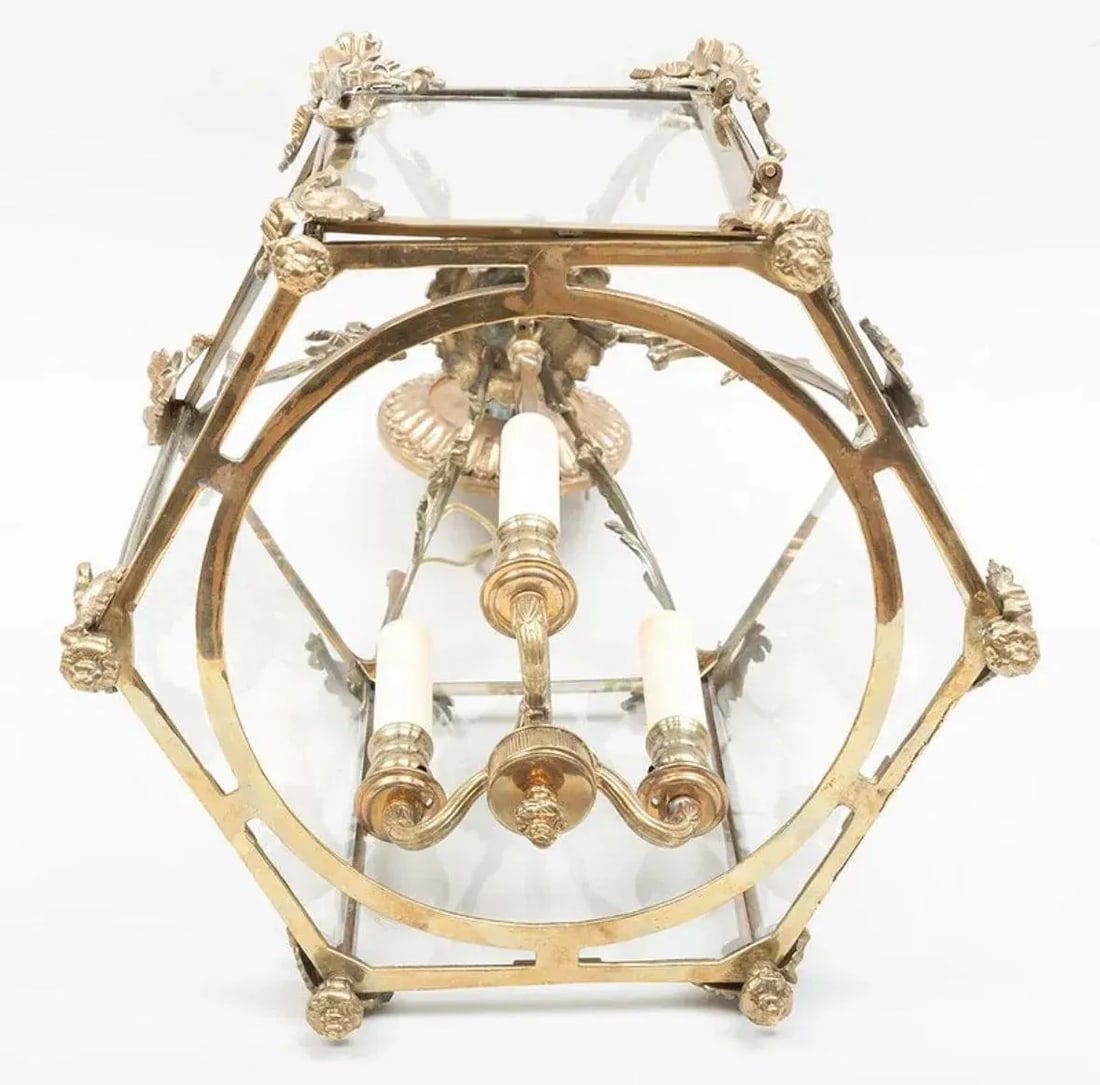 Late 19th Century Louis XV Style Gilt-Bronze Three-Light Hall - 3