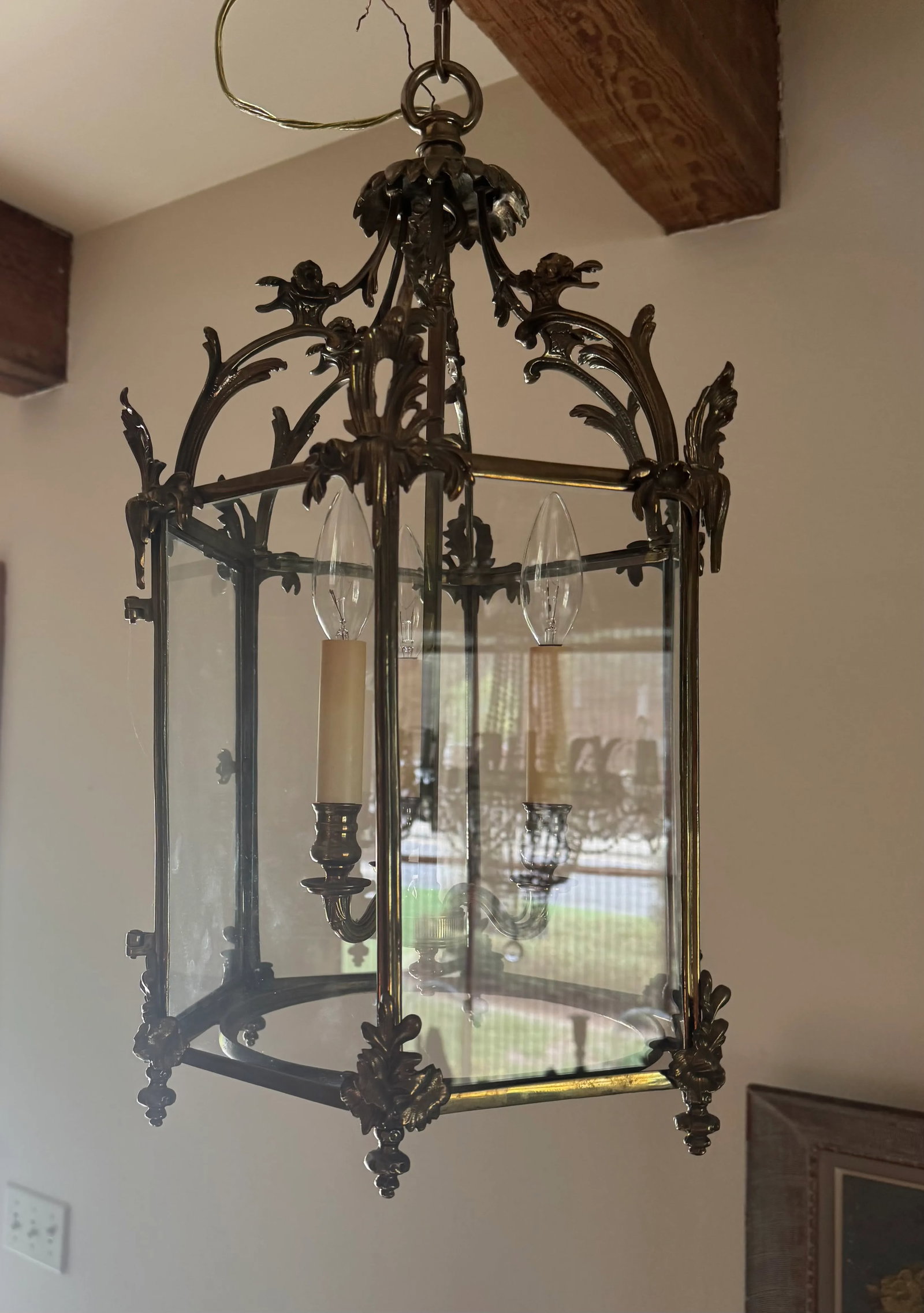 Late 19th Century Louis XV Style Gilt-Bronze Three-Light Hall - 5