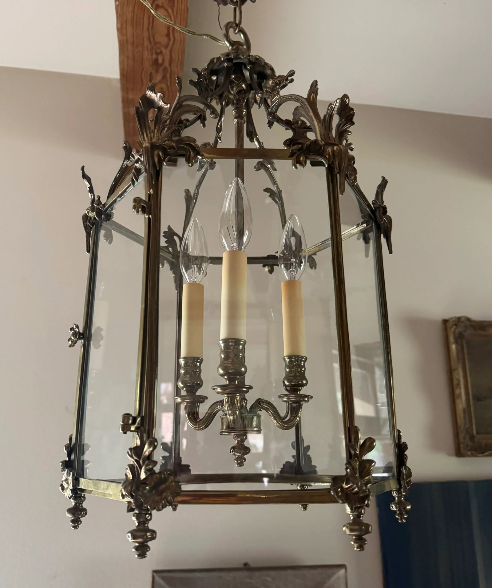 Late 19th Century Louis XV Style Gilt-Bronze Three-Light Hall - 6