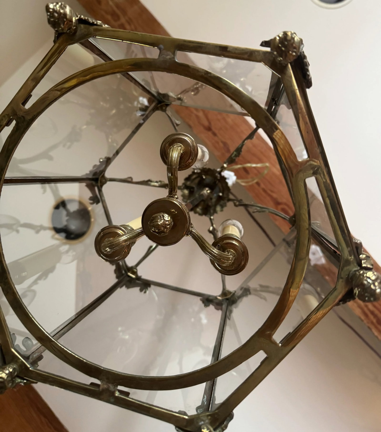 Late 19th Century Louis XV Style Gilt-Bronze Three-Light Hall - 7