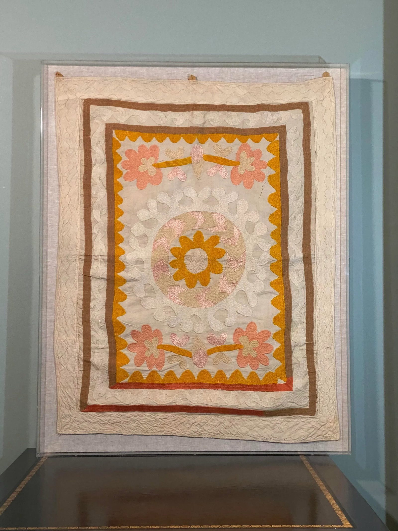 Suzani Tapestry in Acrylic Box Frame - 10
