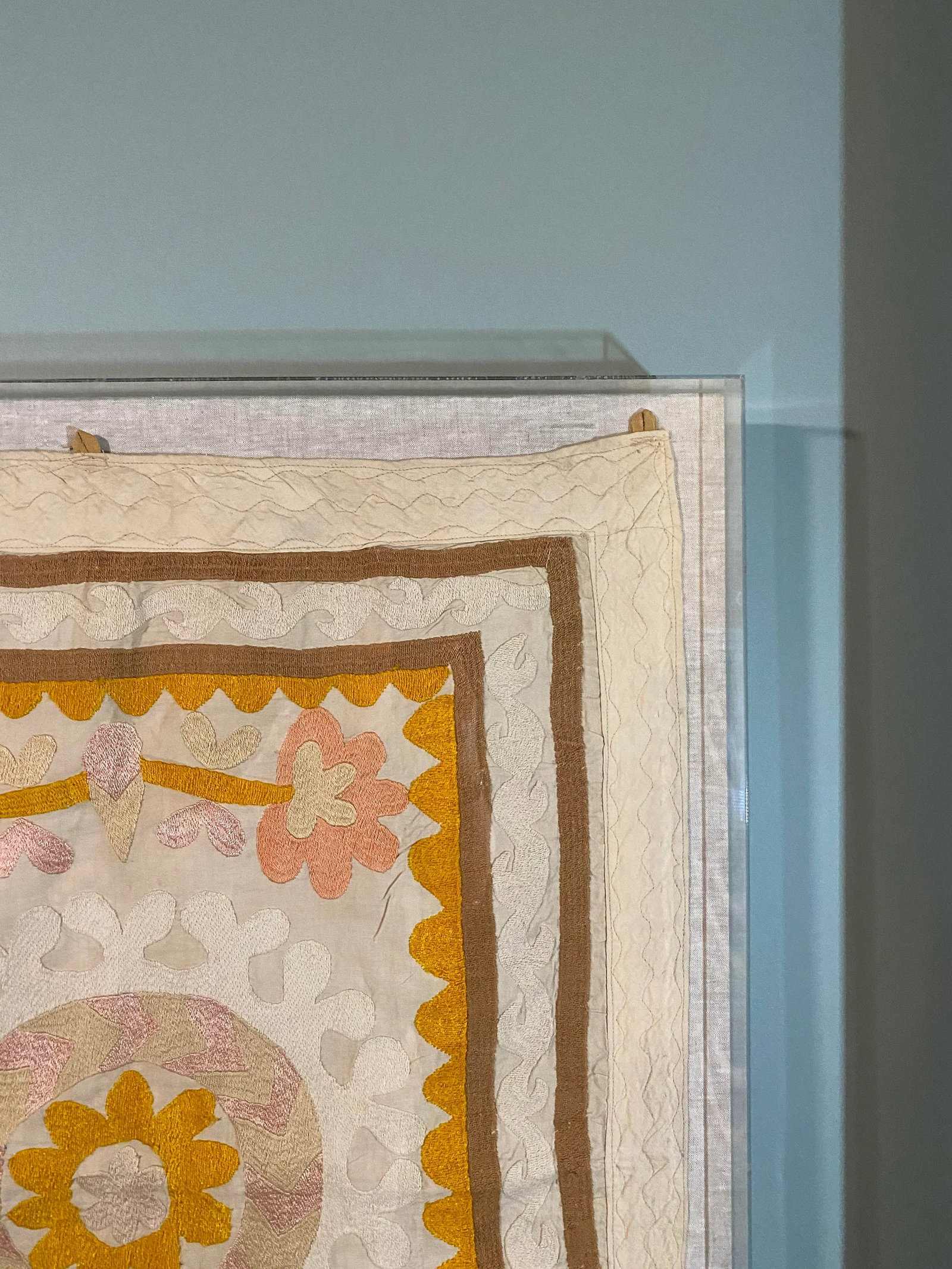 Suzani Tapestry in Acrylic Box Frame - 5