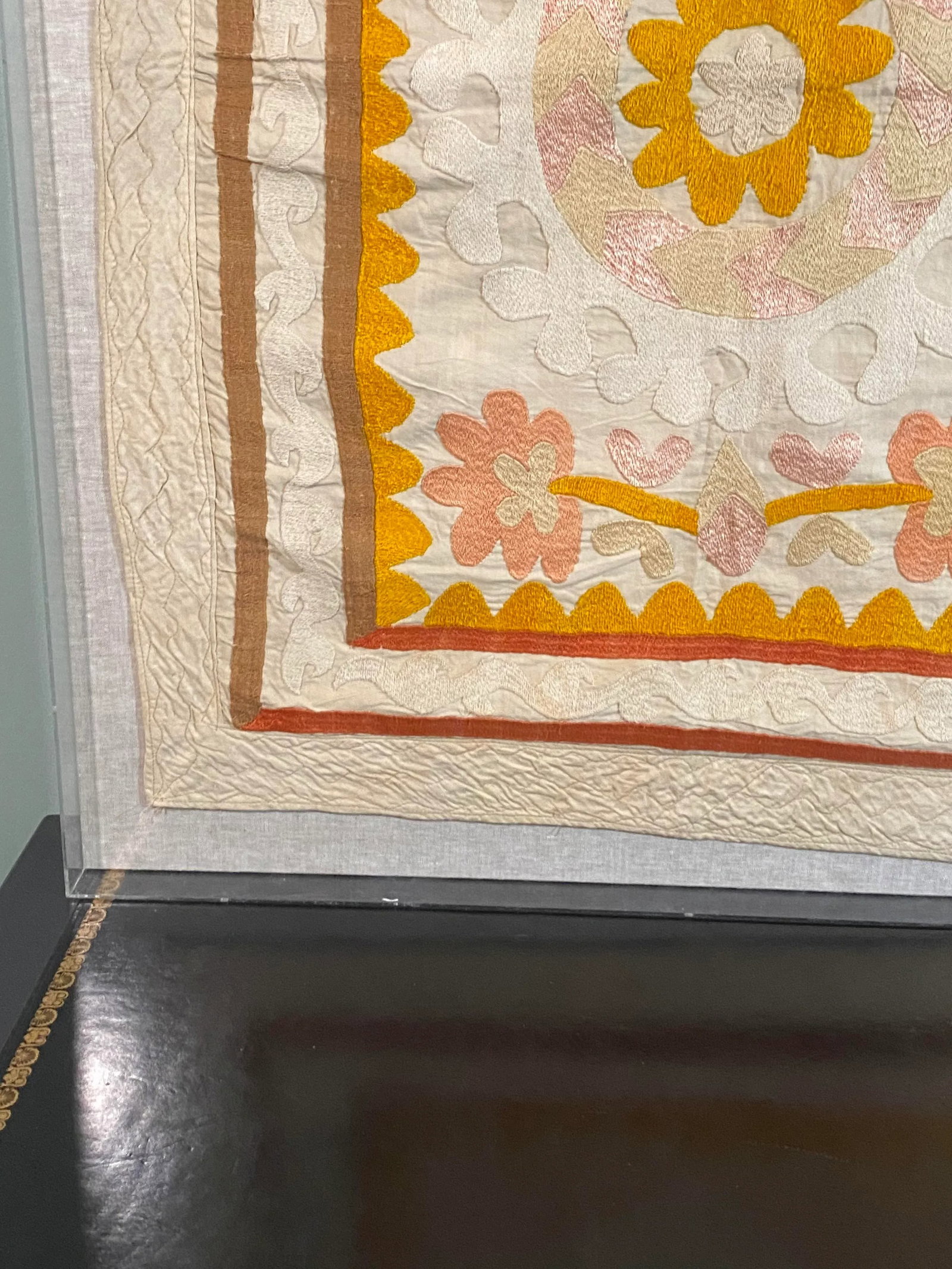 Suzani Tapestry in Acrylic Box Frame - 8