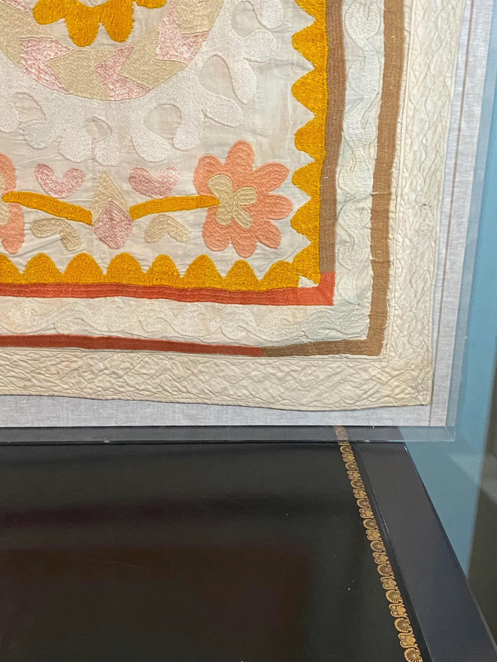 Suzani Tapestry in Acrylic Box Frame - 9