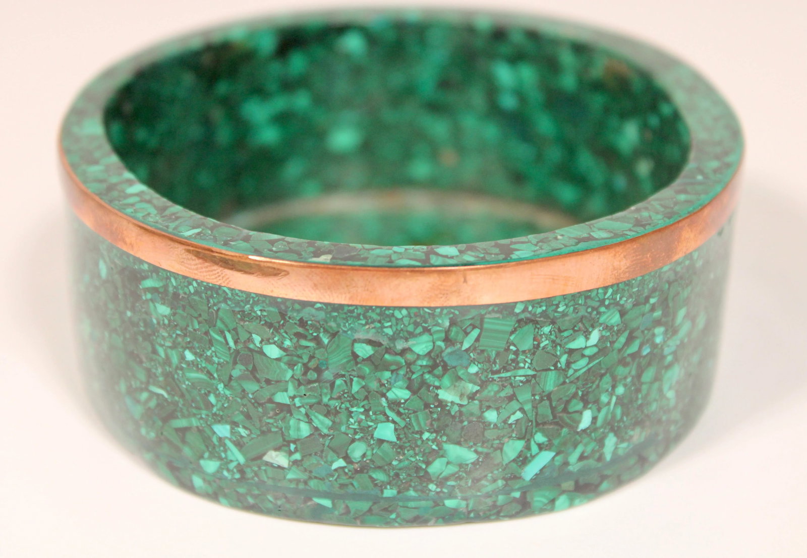 Large Vintage Genuine Malachite Box - 11