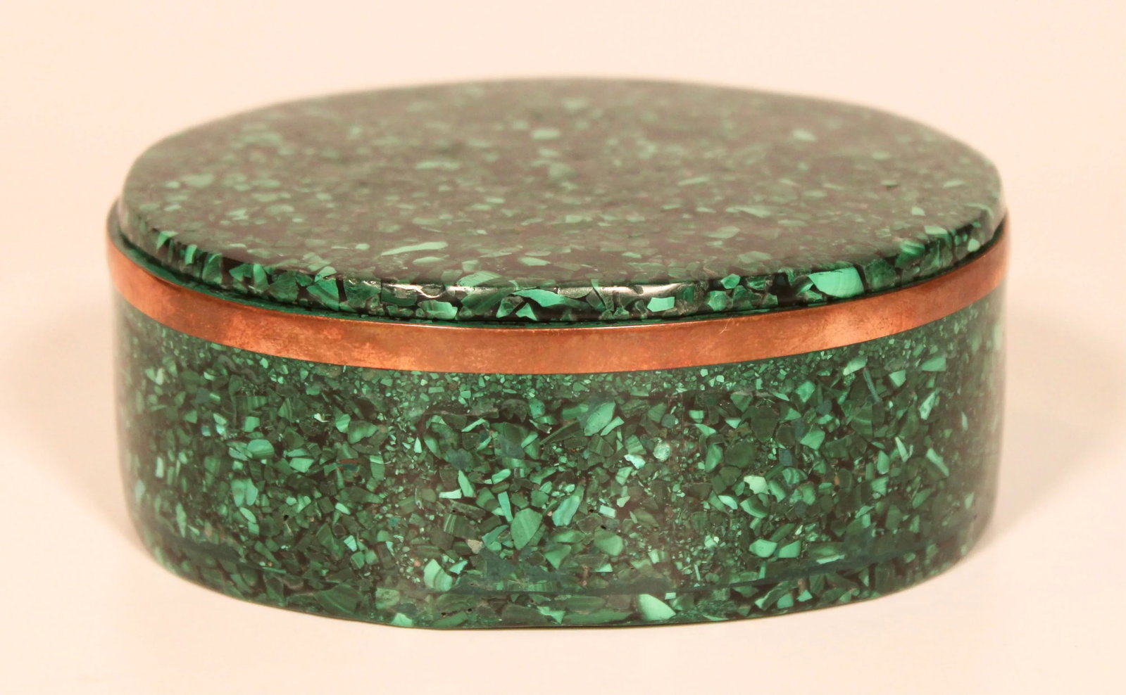 Large Vintage Genuine Malachite Box - 4