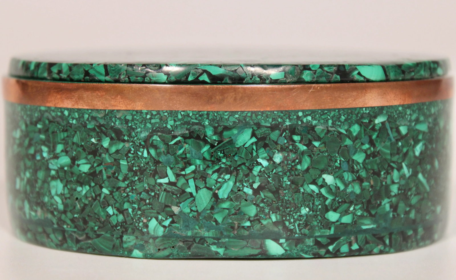 Large Vintage Genuine Malachite Box - 6