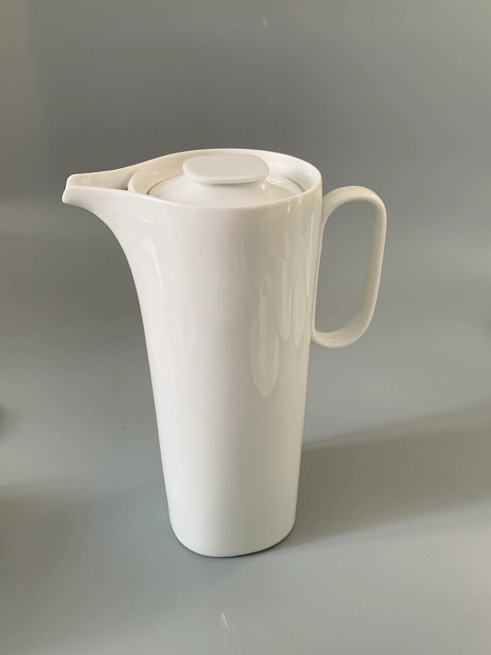 1970s MCM Gerald Gulotta for Langenthal Switzerland Espresso Coffee Service Block in Transition Whit - 5