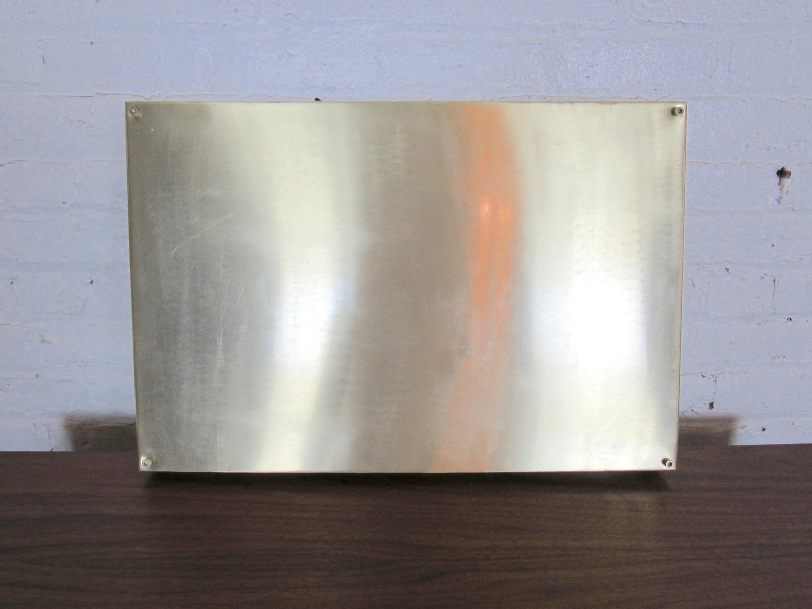 Vintage Brass and Lucite Tray - 9