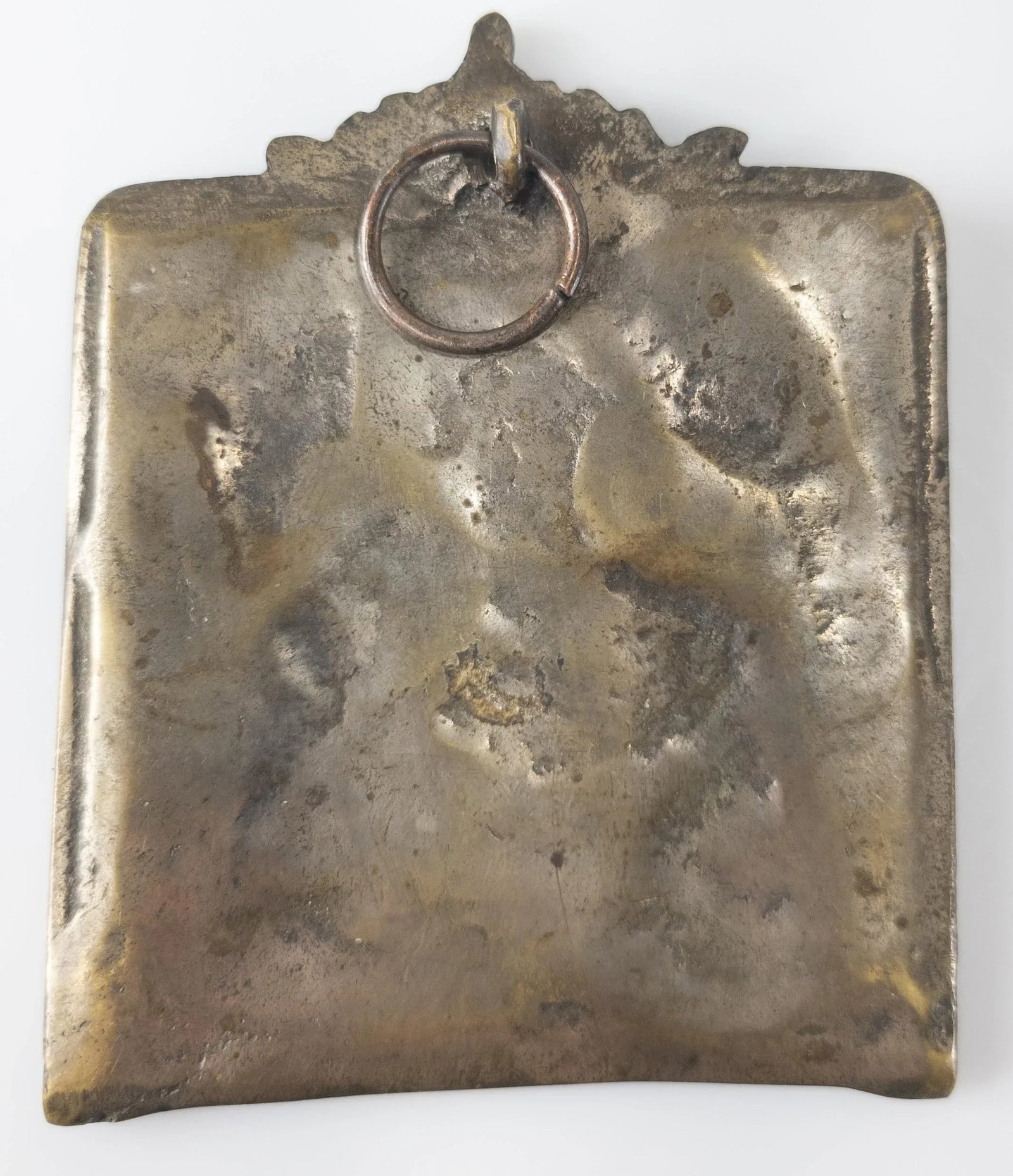 Enameled Russian Bronze Christian Religious Icon - 8