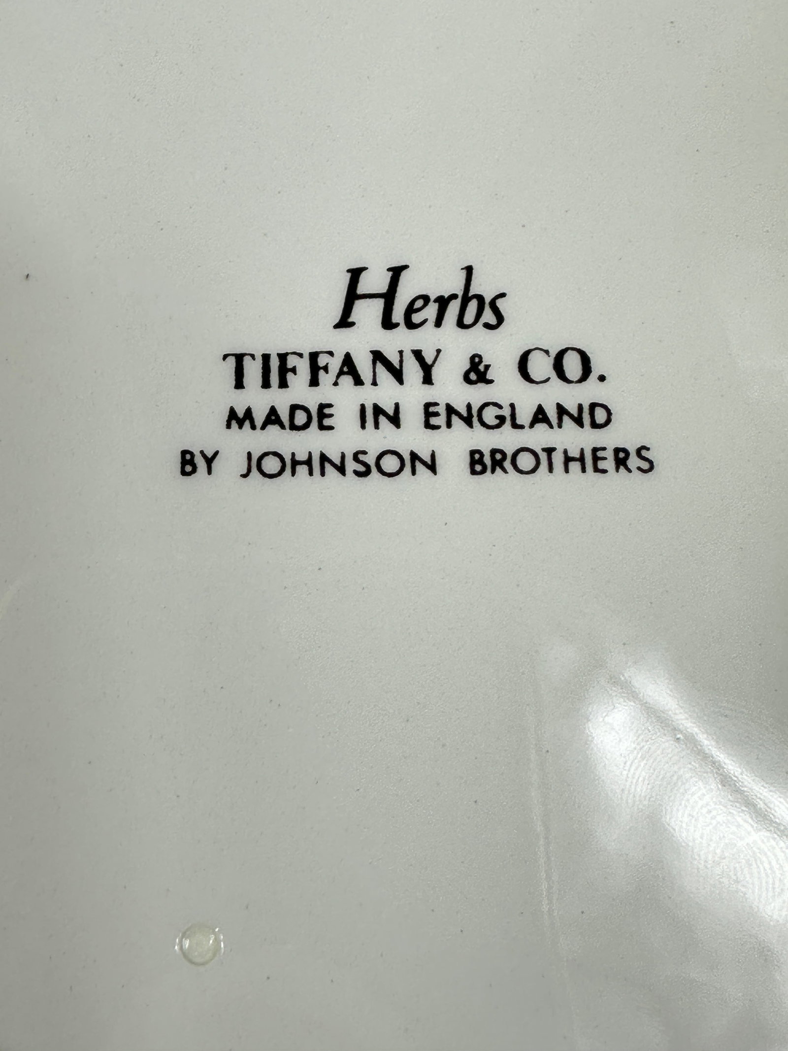 Vintage Tiffany Herbs Plates - 12