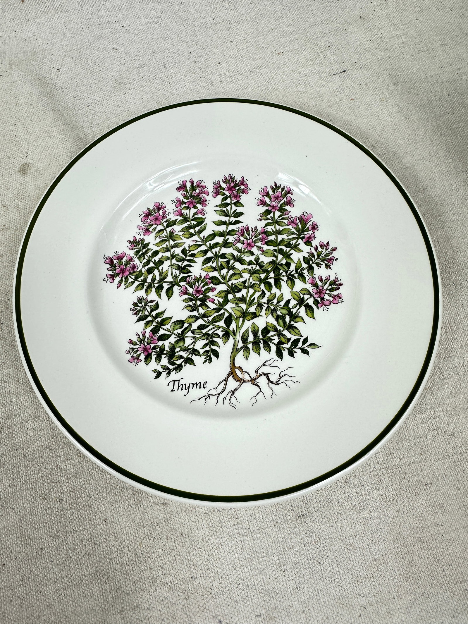 Vintage Tiffany Herbs Plates - 3