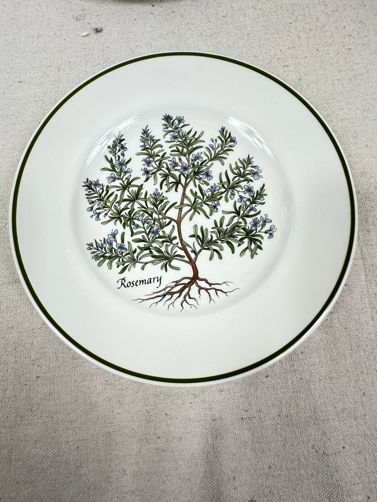 Vintage Tiffany Herbs Plates - 6