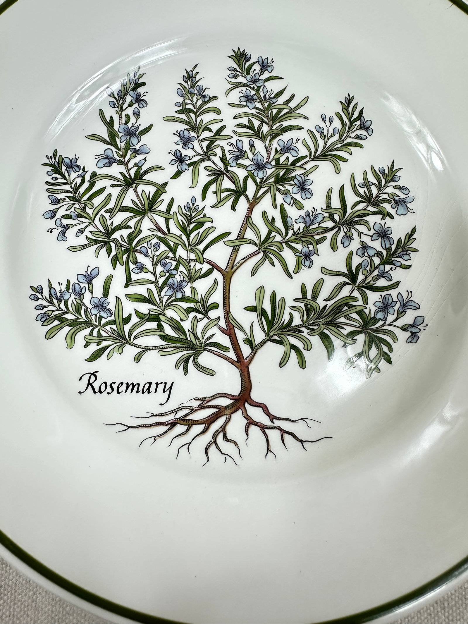 Vintage Tiffany Herbs Plates - 9