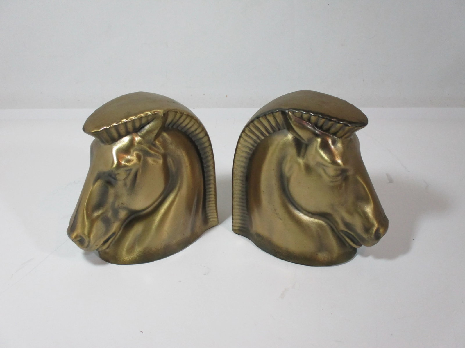 1930s Art Deco Trojan Horse Bookends - a Pair - 2