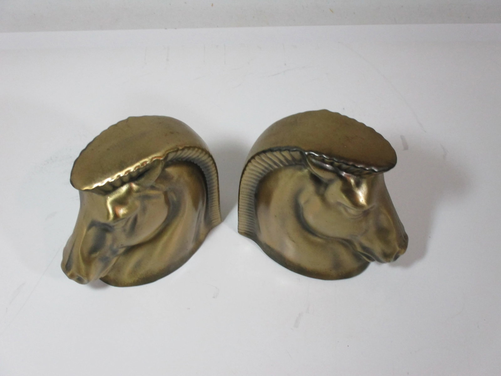 1930s Art Deco Trojan Horse Bookends - a Pair - 3