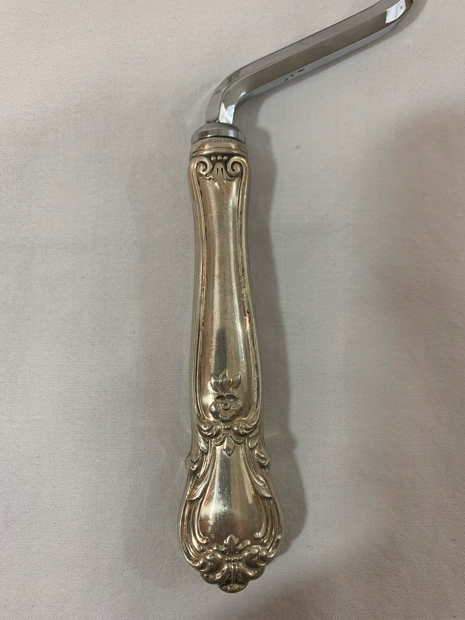 Vintage Early 20th Century Mixed Pattern Silver & Silver Plate Dessert Serving Flatware - Set of 4 - 2