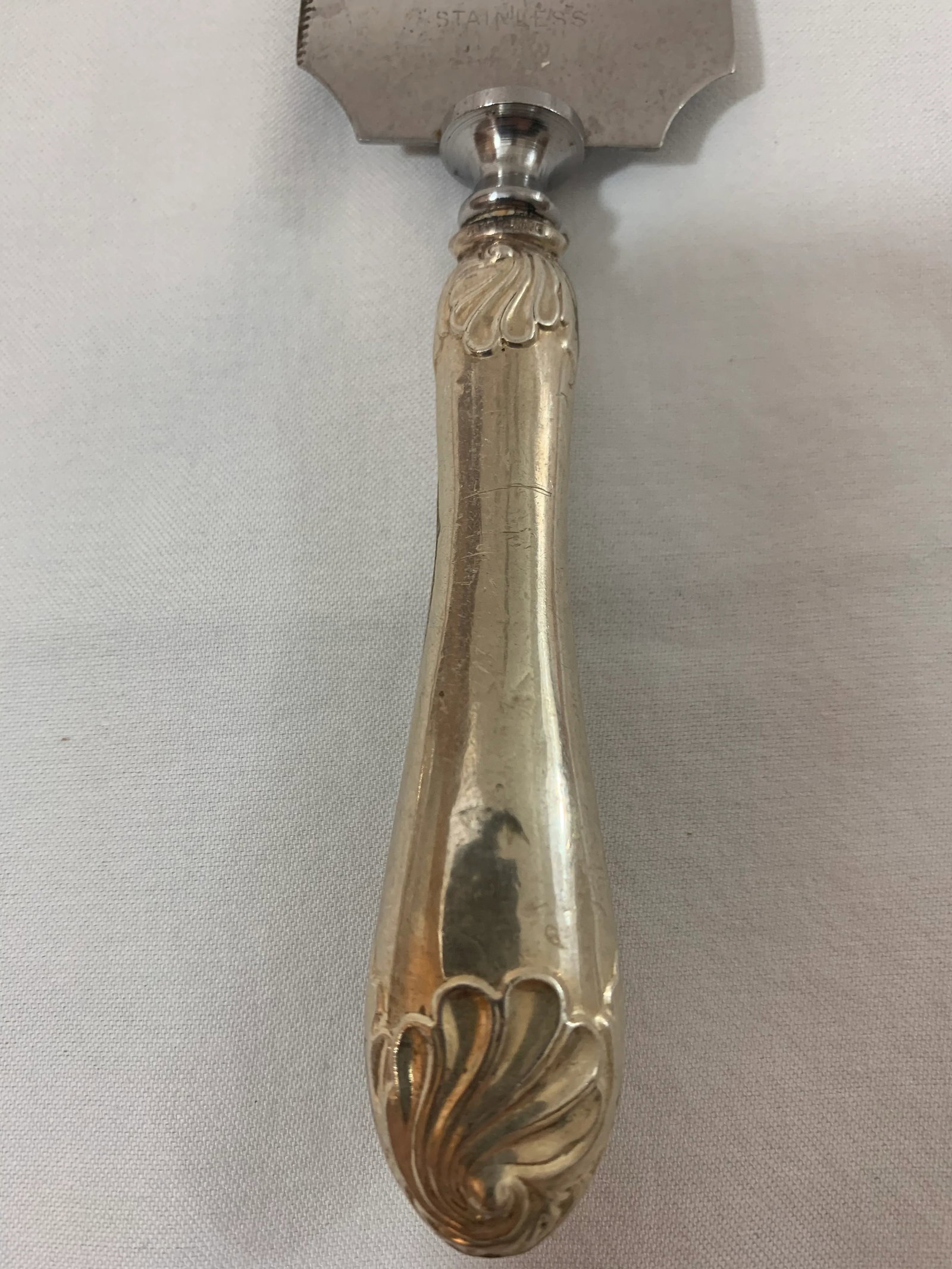 Vintage Early 20th Century Mixed Pattern Silver & Silver Plate Dessert Serving Flatware - Set of 4 - 5