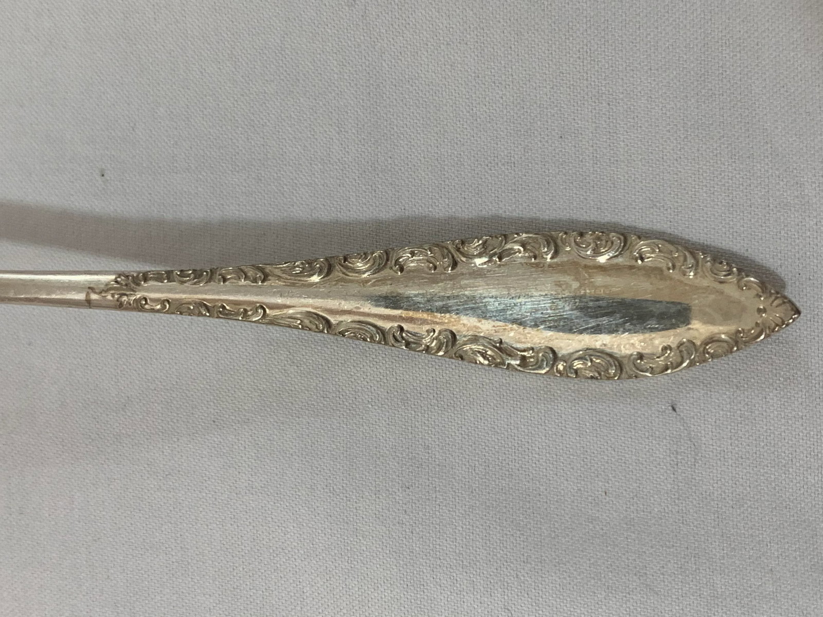 Vintage Early 20th Century Mixed Pattern Silver & Silver Plate Dessert Serving Flatware - Set of 4 - 9