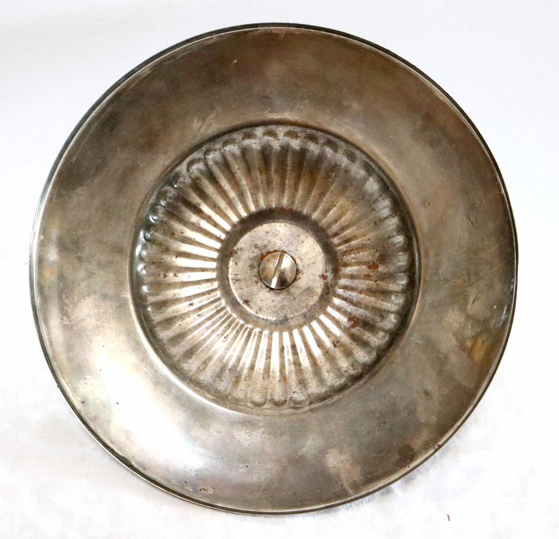 1960s Mid Century Silver Plate Faux Bamboo Ice Bucket With Handle - 7