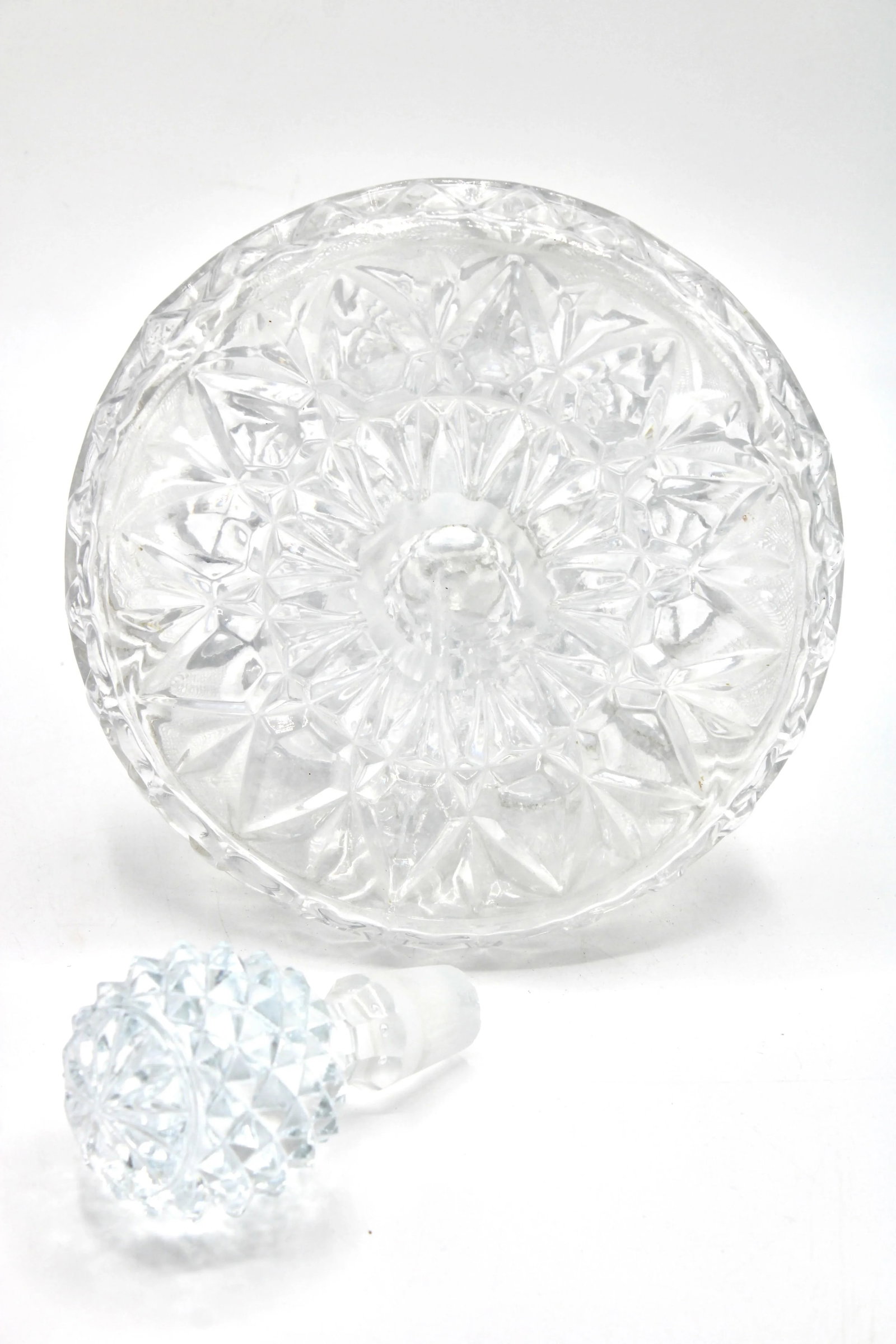 Mid Century West Germany Lead Crystal Decanter - 10