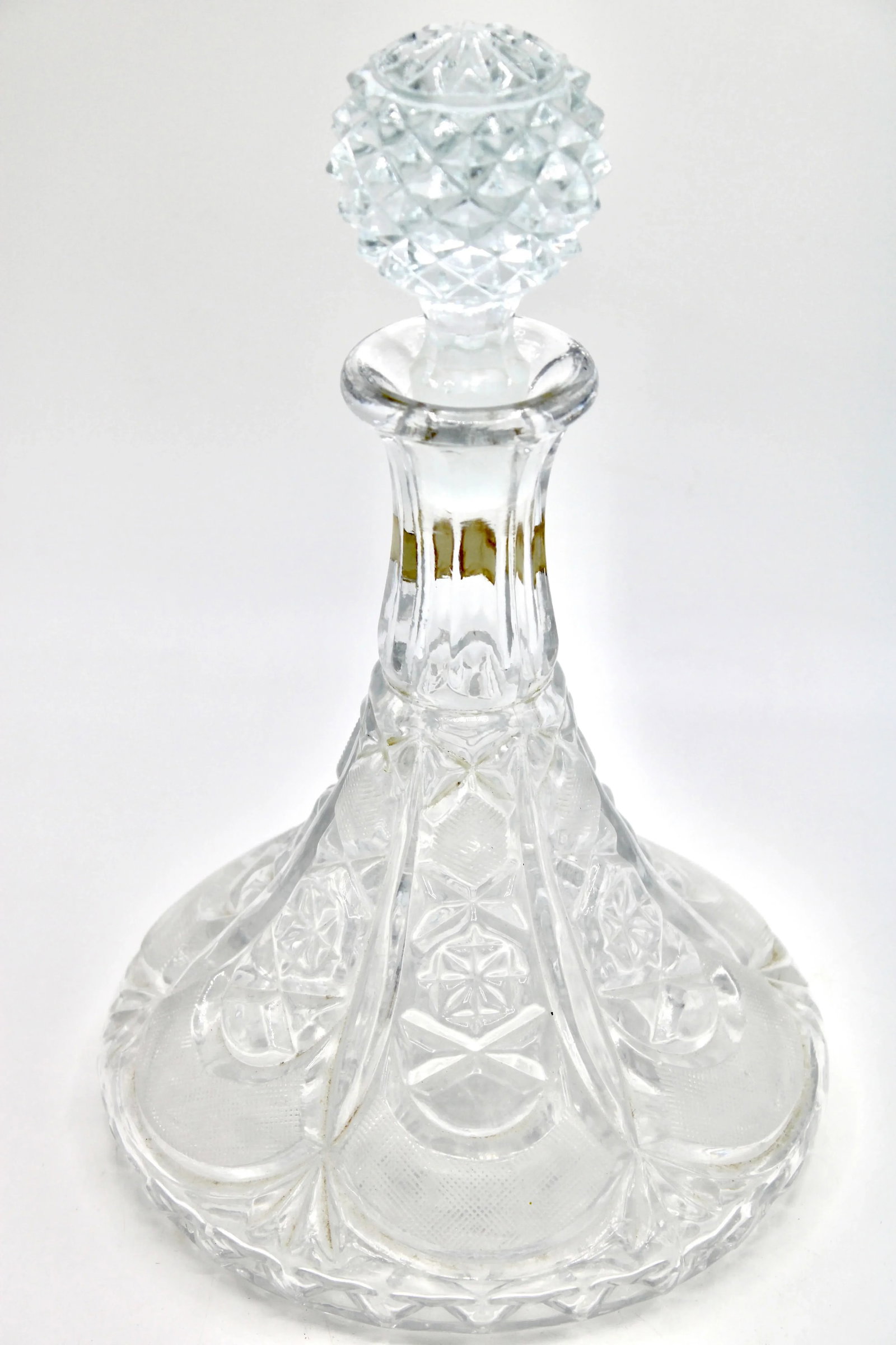 Mid Century West Germany Lead Crystal Decanter - 12