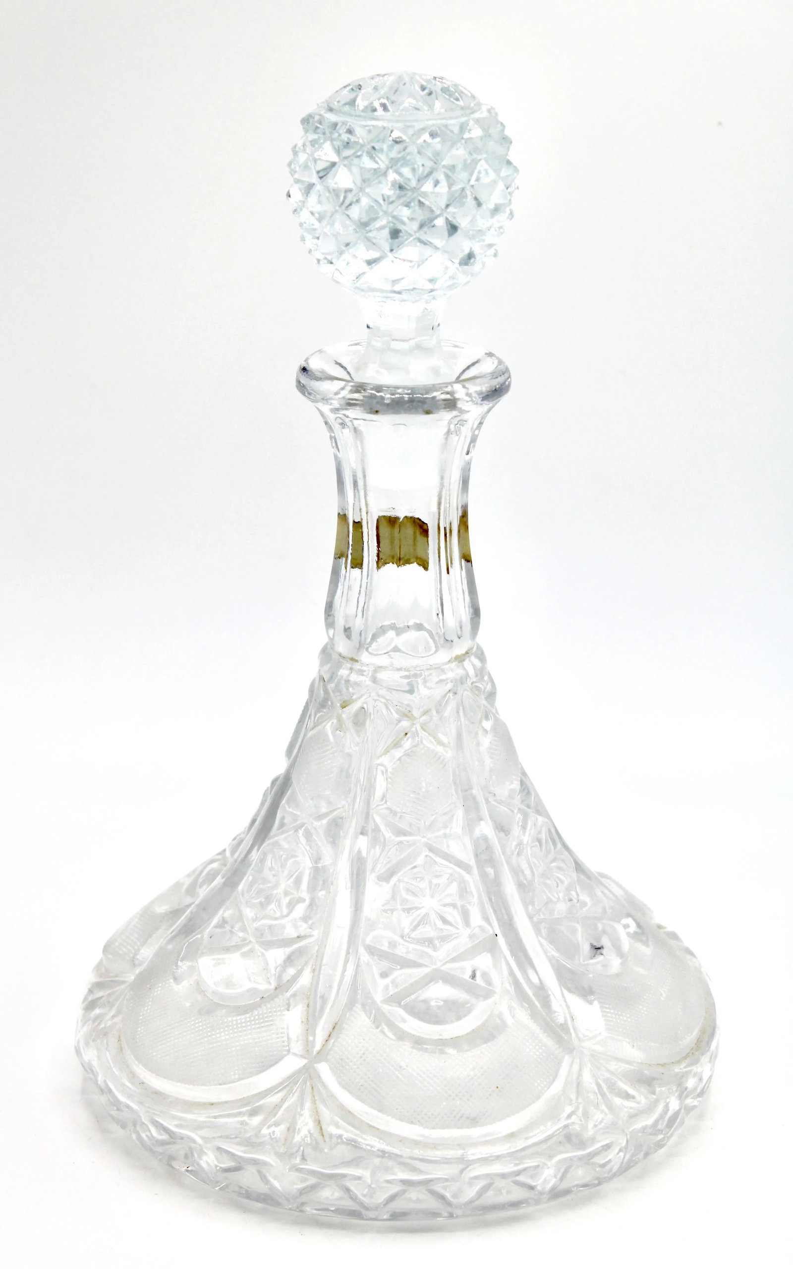 Mid Century West Germany Lead Crystal Decanter - 13