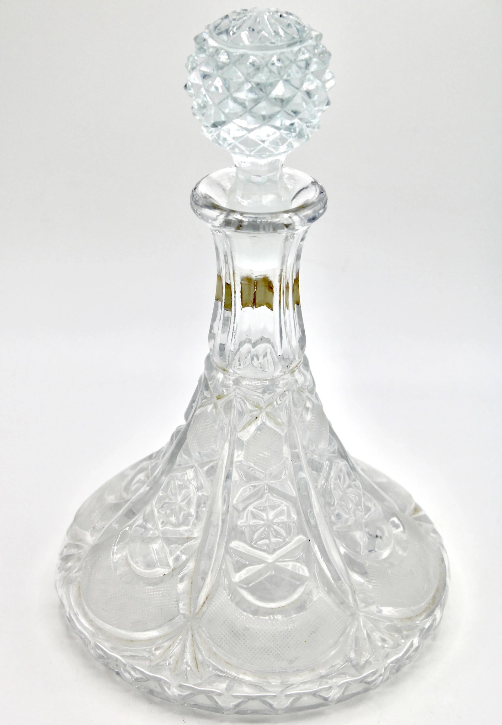 Mid Century West Germany Lead Crystal Decanter - 3