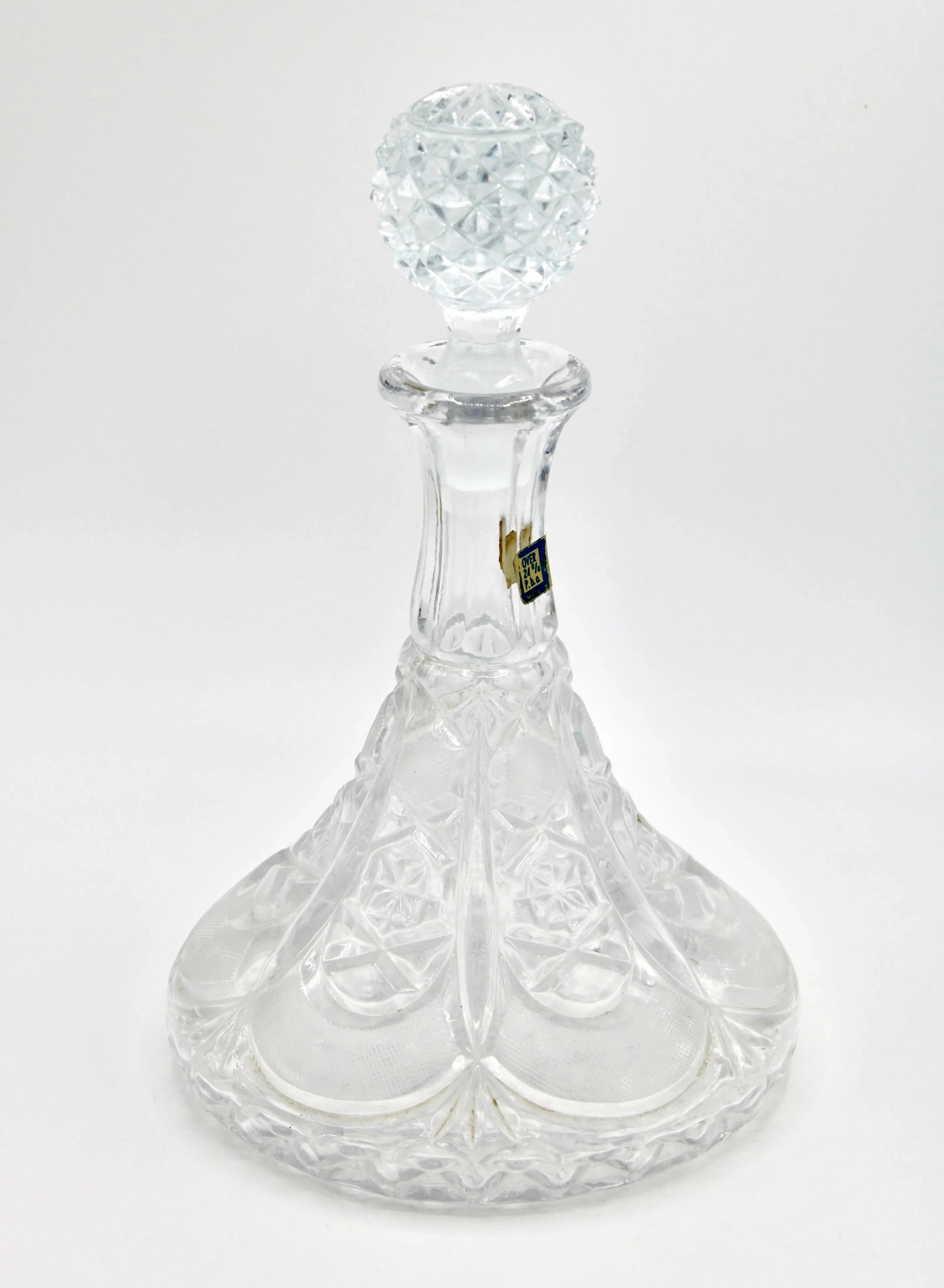 Mid Century West Germany Lead Crystal Decanter - 4