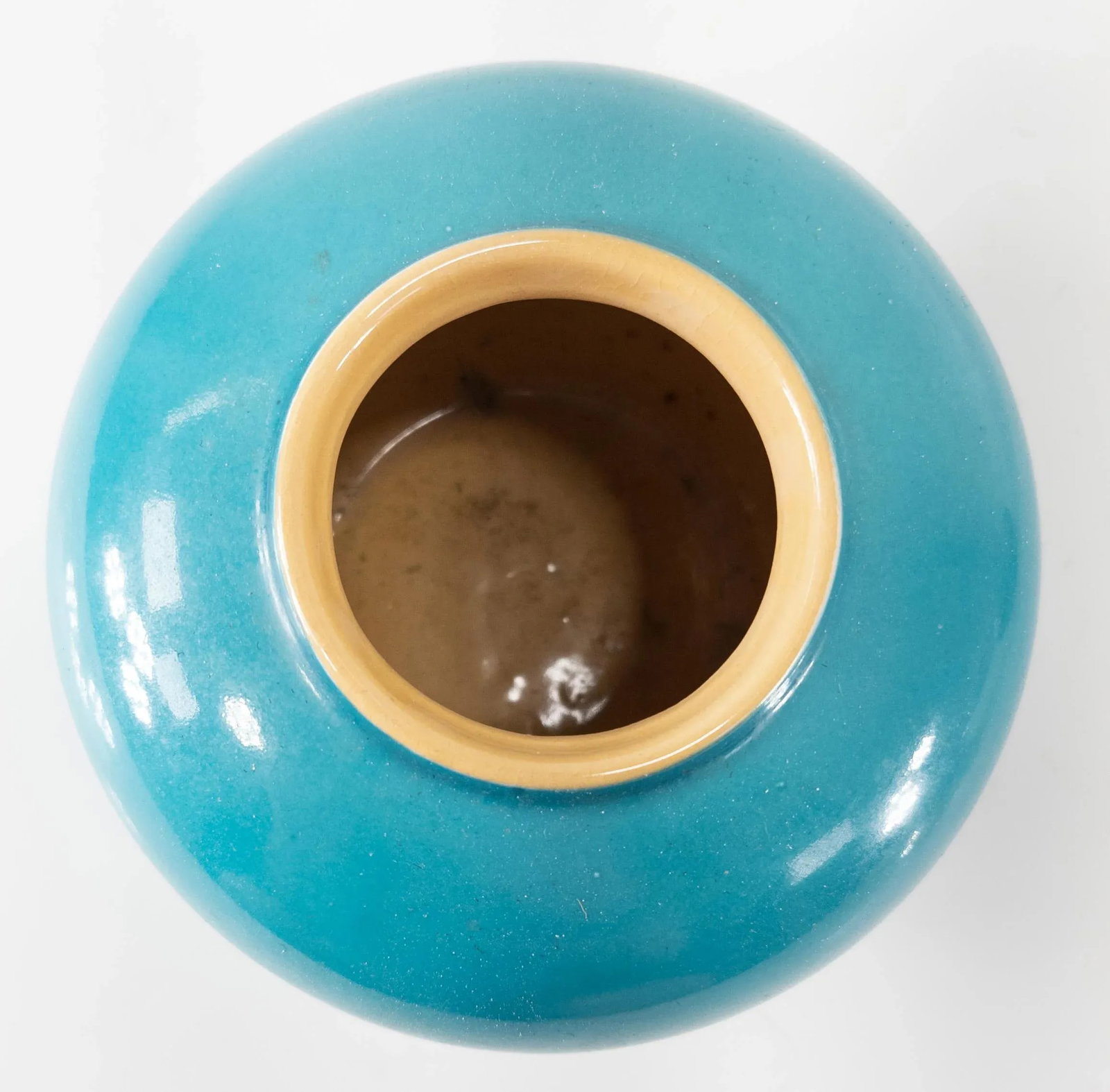 Chinese Turquoise Enamel Ginger Jar - 3