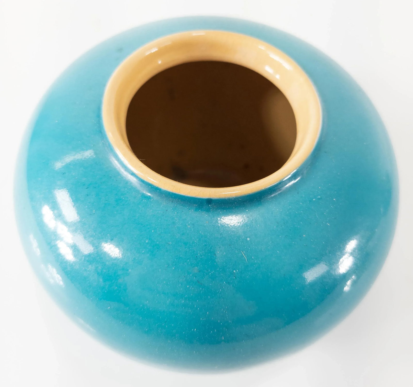 Chinese Turquoise Enamel Ginger Jar - 4