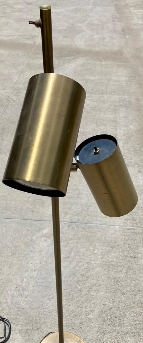 1980s Koch and Lowy Omi Brass Floor Lamp - 11