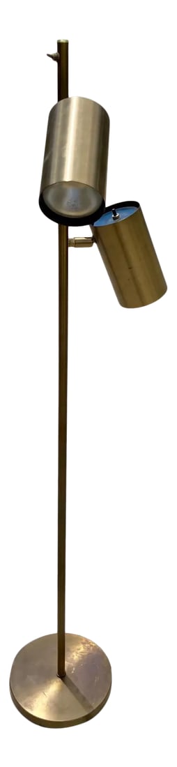 1980s Koch and Lowy Omi Brass Floor Lamp (1 of 12)