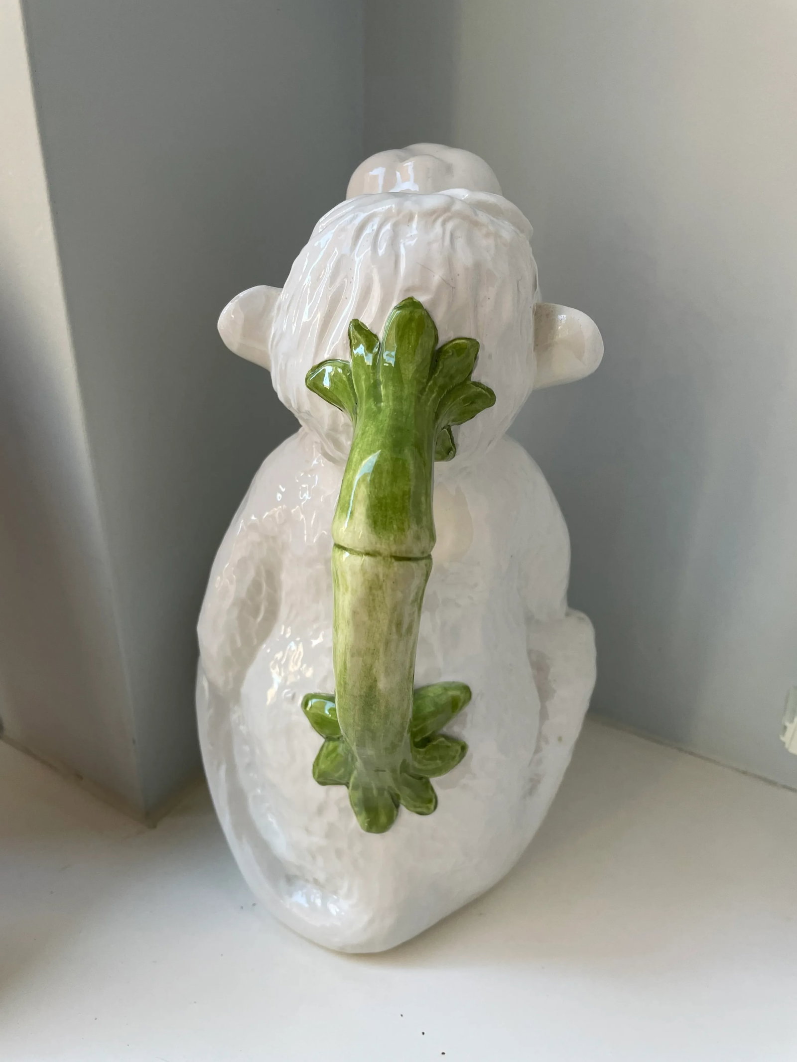 Vintage Italian Ceramic Monkey Pitcher - 6
