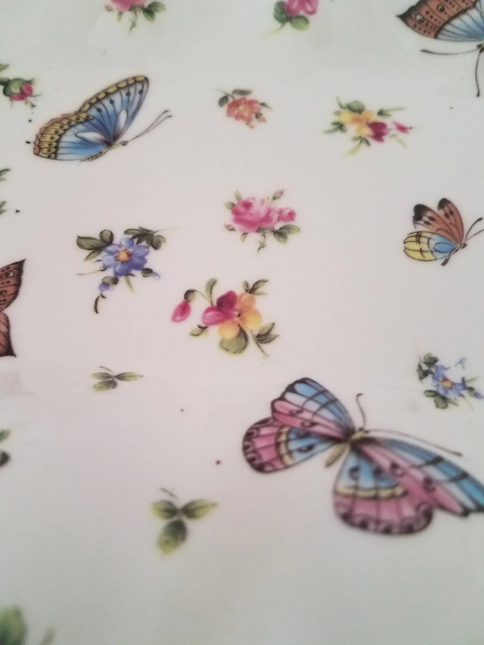 1970s Mayfair Collection Jay Porcelain Butterfly Platter - 2