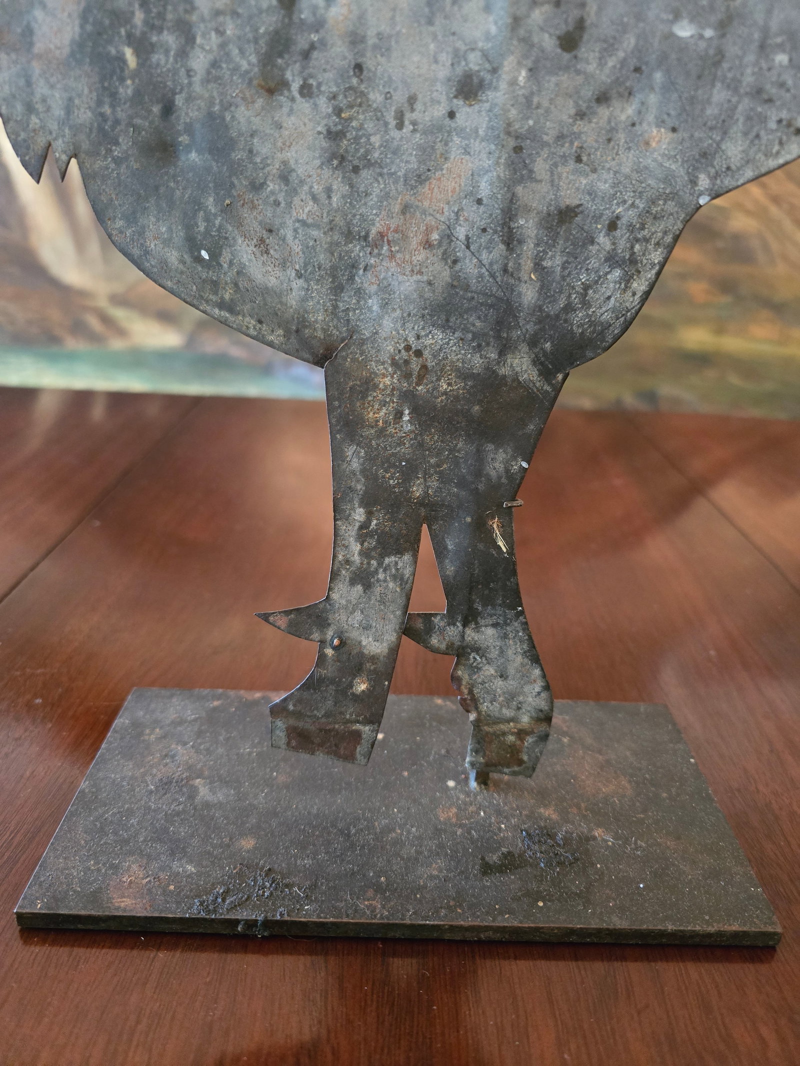 Vintage Folk Art Rooster Weather Vane - 4
