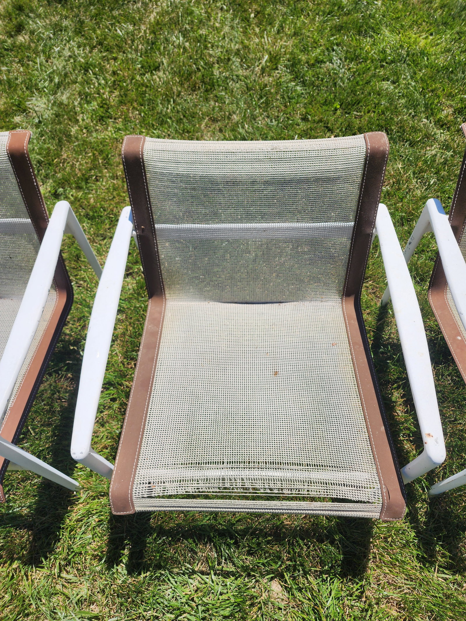 Vintage Richard Schultz for Knoll 1966 Collection Patio Lounge Chairs - Set of 3 - 15