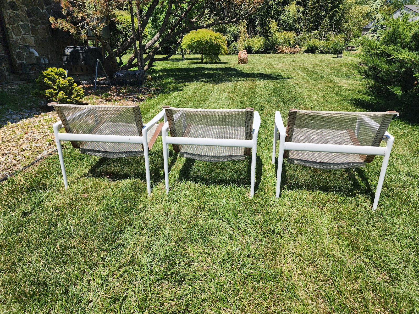 Vintage Richard Schultz for Knoll 1966 Collection Patio Lounge Chairs - Set of 3 - 17