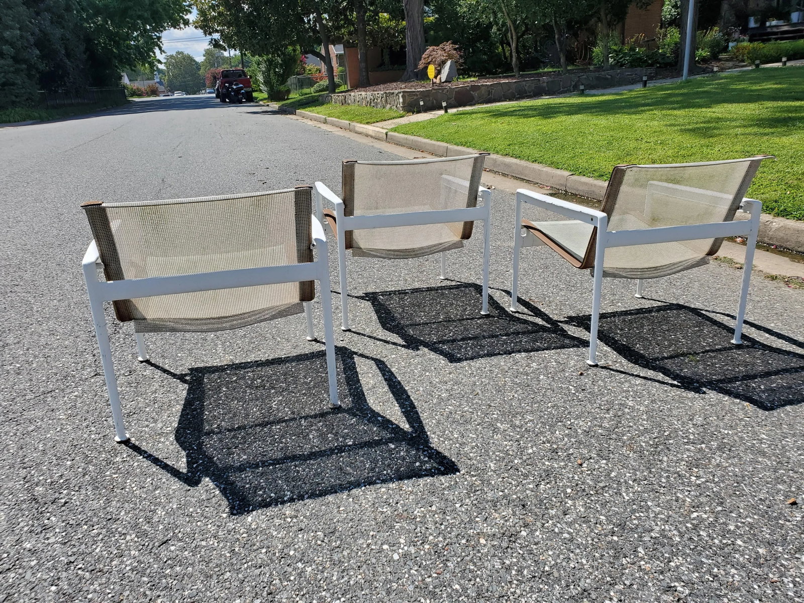Vintage Richard Schultz for Knoll 1966 Collection Patio Lounge Chairs - Set of 3 - 4