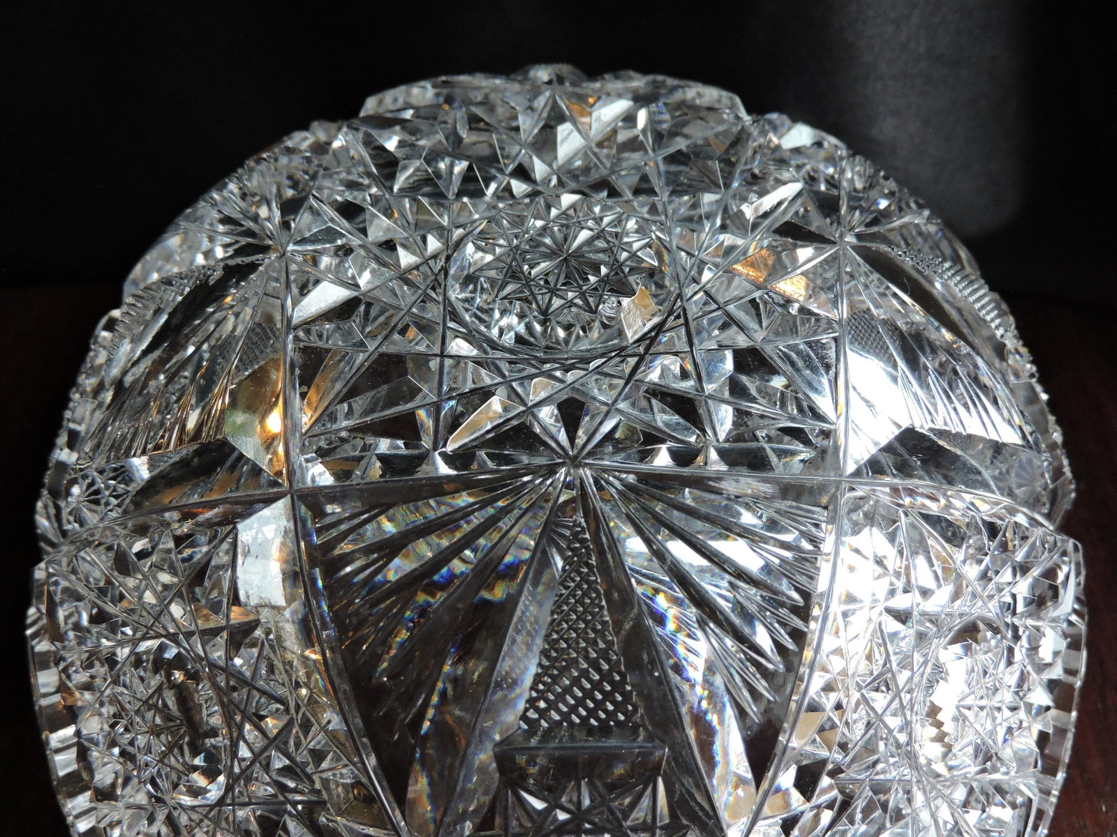 C 1853 J. Hoare & Co. American Brilliant Cut Glass Low Bowl - 11