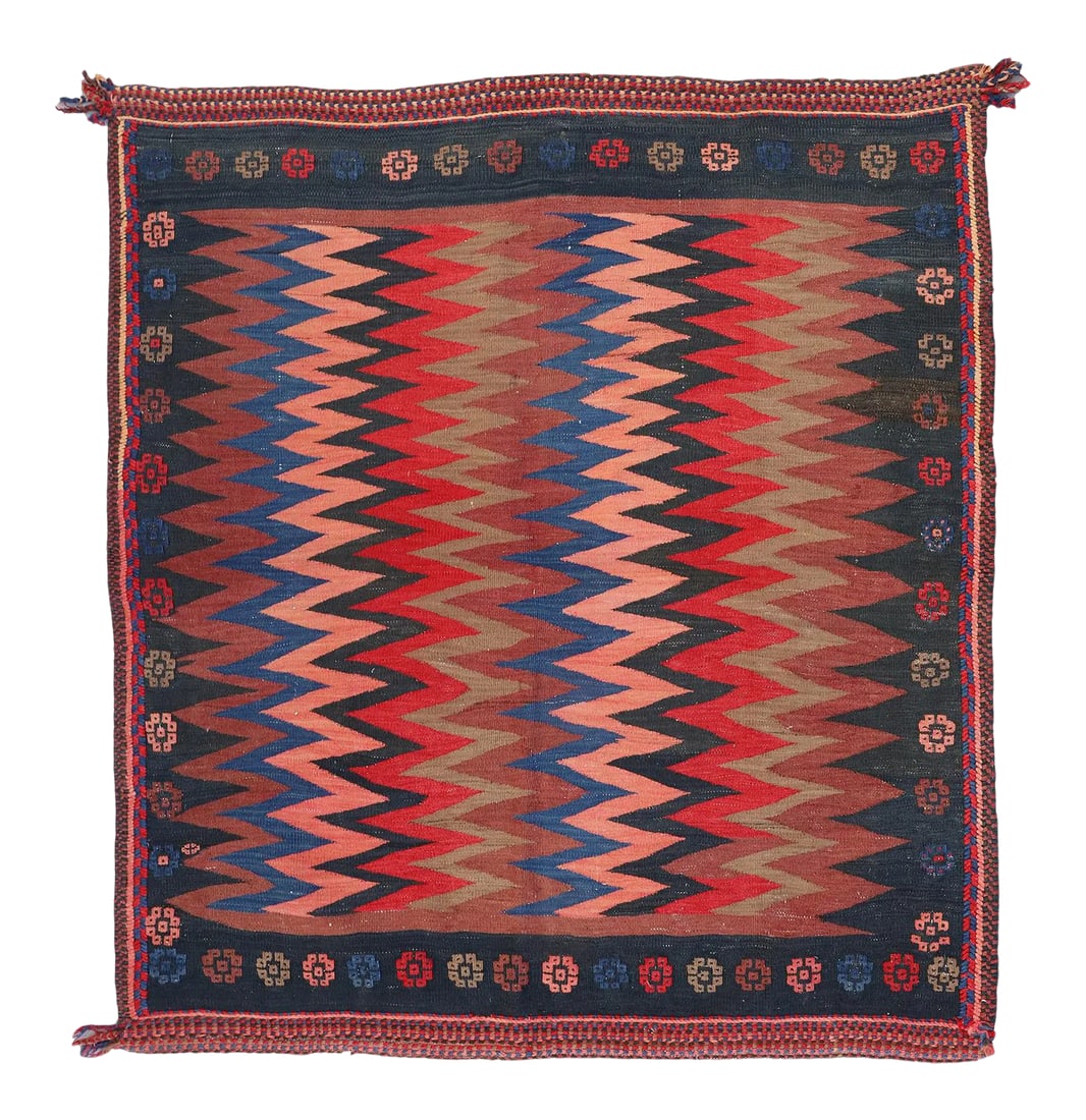 Afshar Sofreh Mixed-Weave Textile (1 of 7)