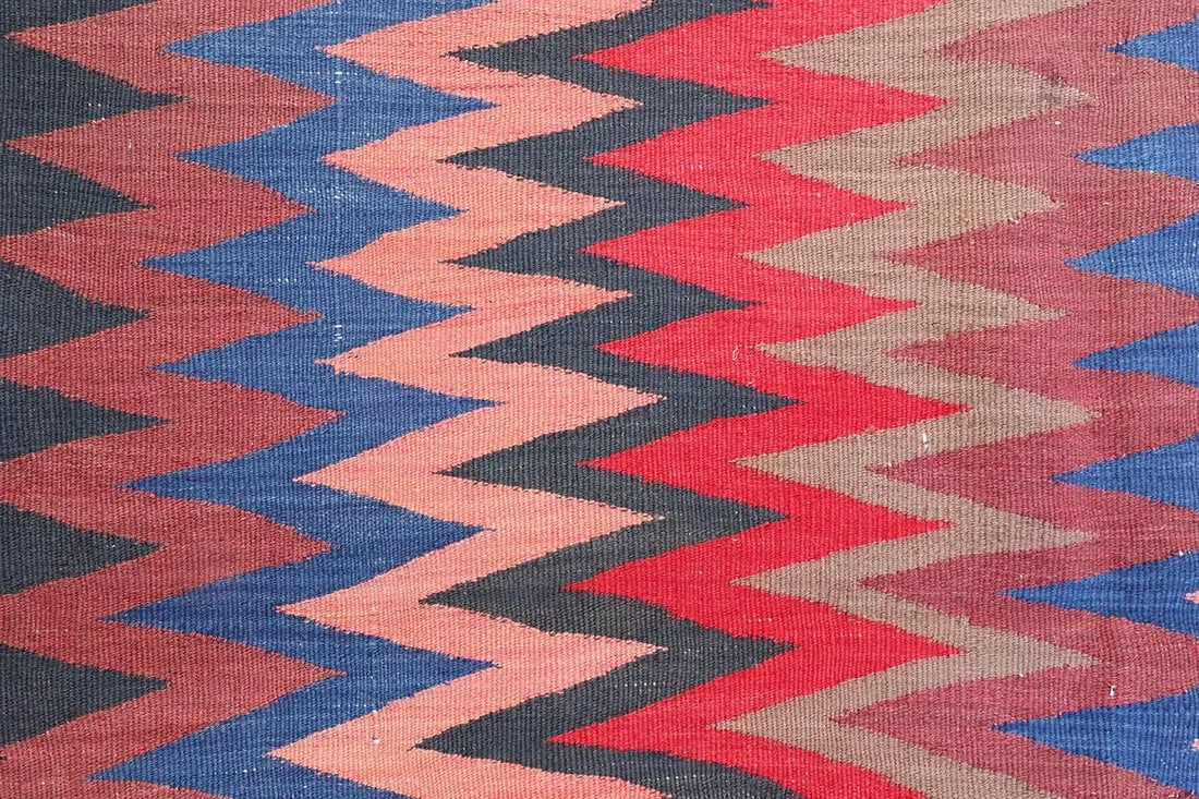Afshar Sofreh Mixed-Weave Textile - 6