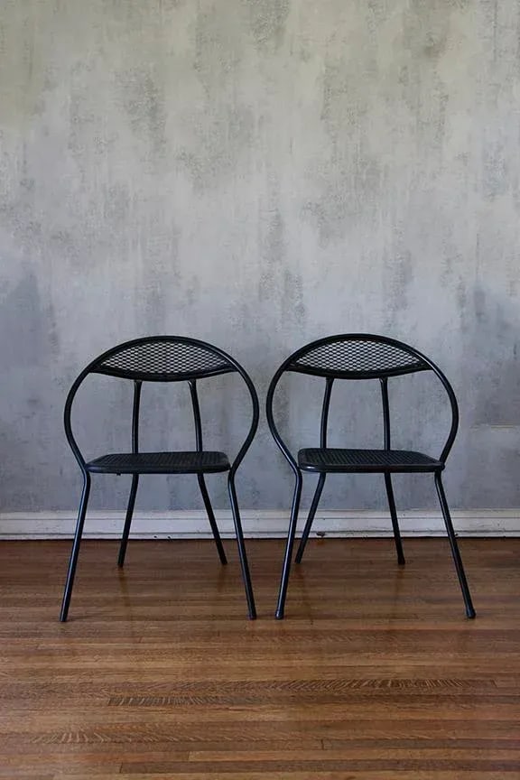 1960s Vintage Folding Chairs by Salterini - Set of 2, Attributed - 8