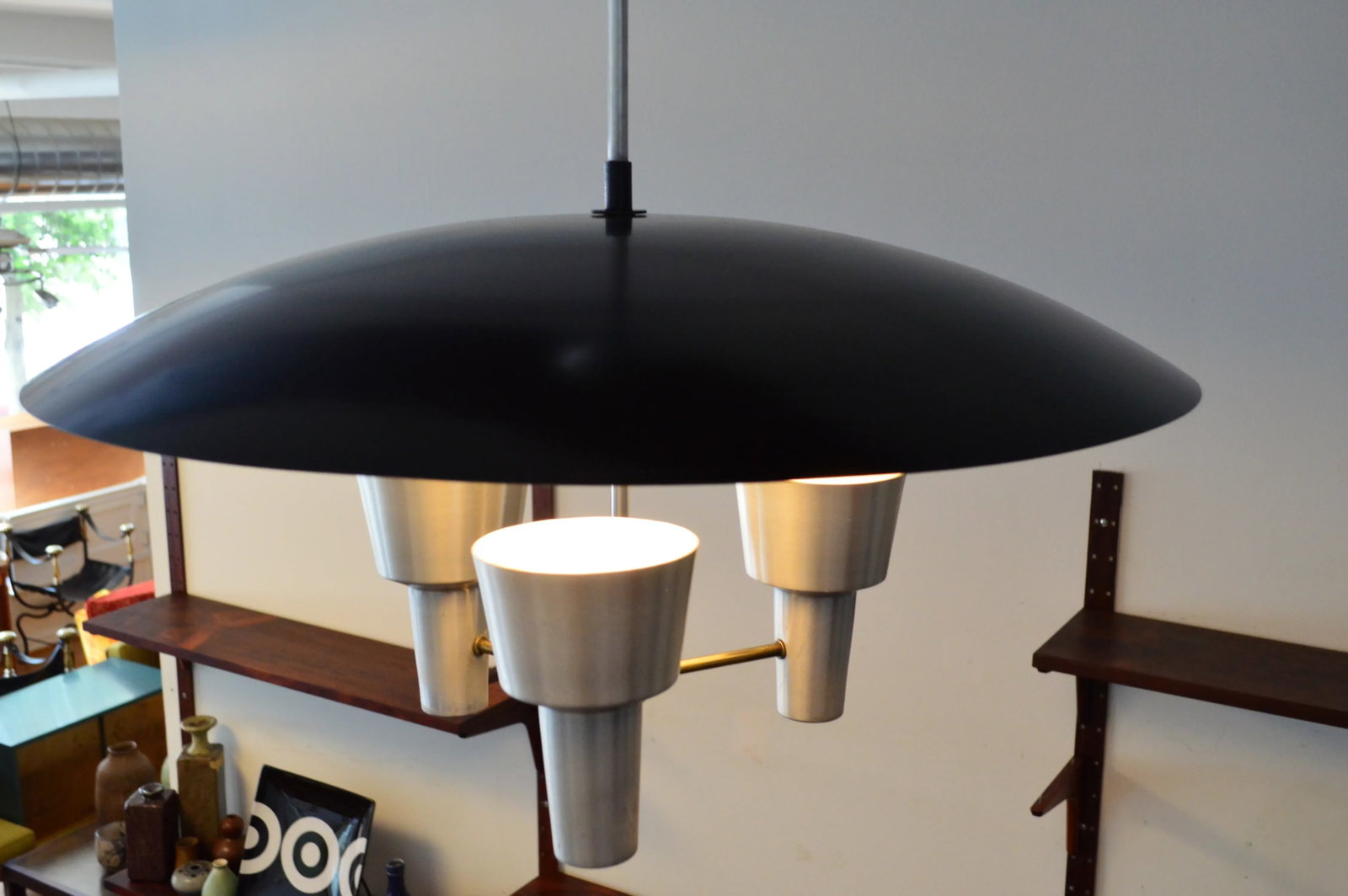 LiteCraft Aluminum 3-Light Chandelier - 3