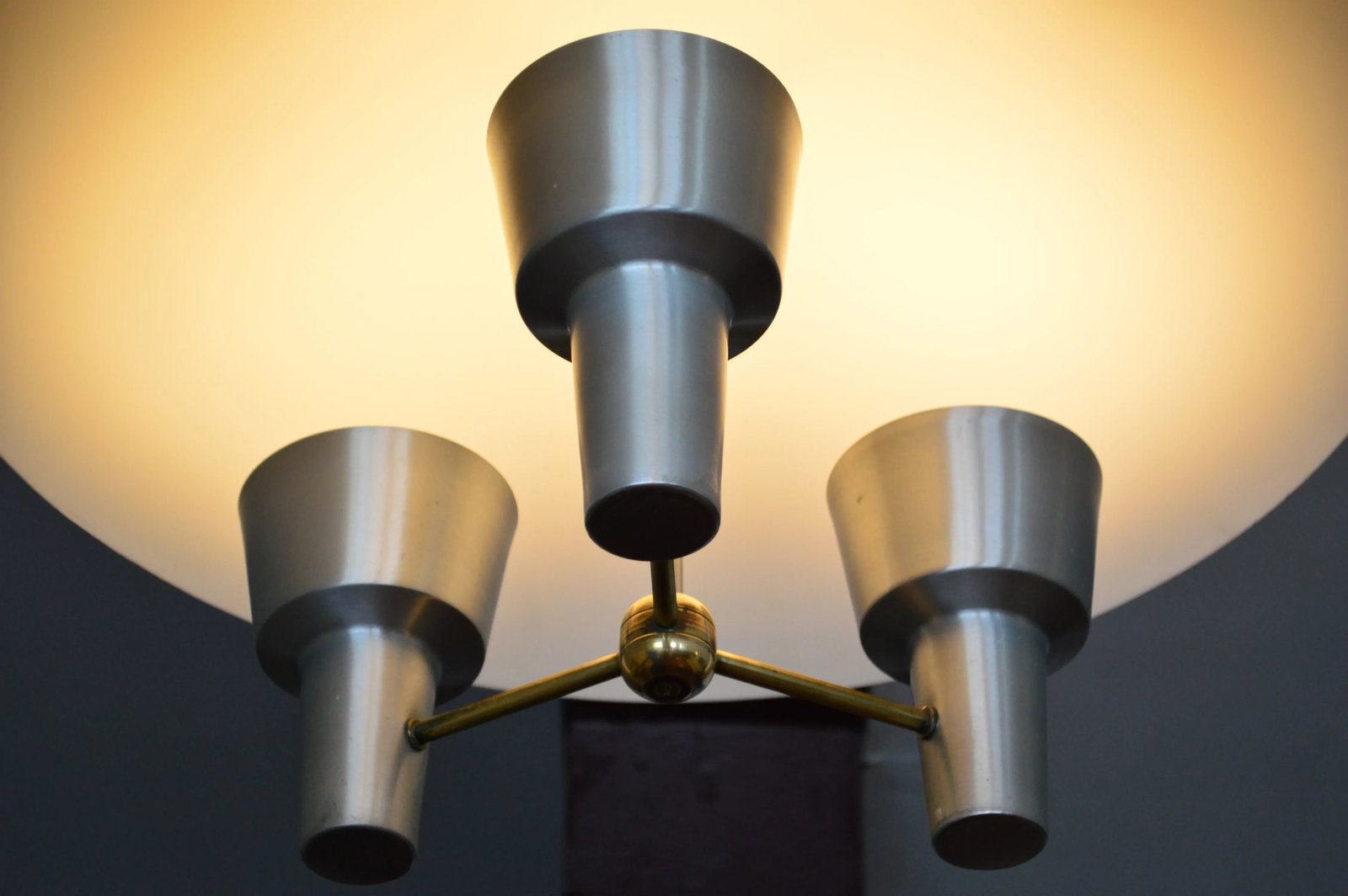 LiteCraft Aluminum 3-Light Chandelier - 4
