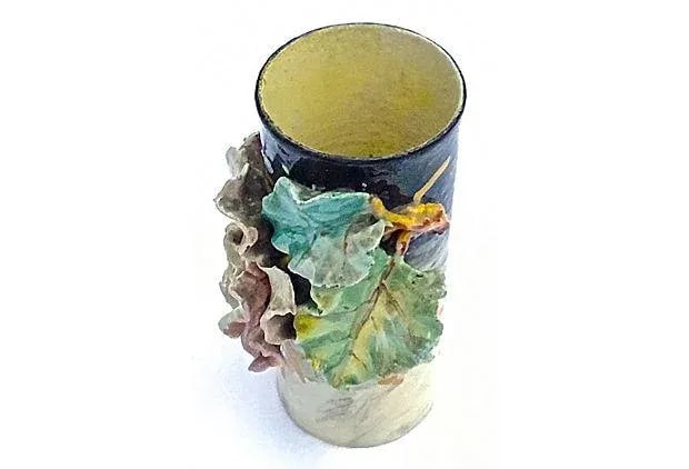 Antique French Majolica Vase - 3