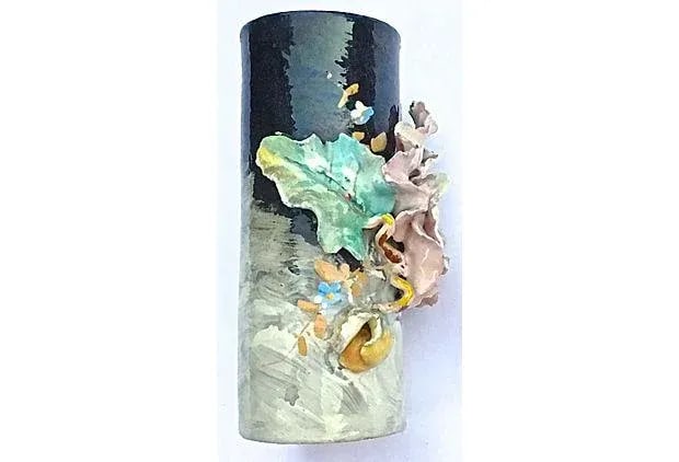 Antique French Majolica Vase - 4