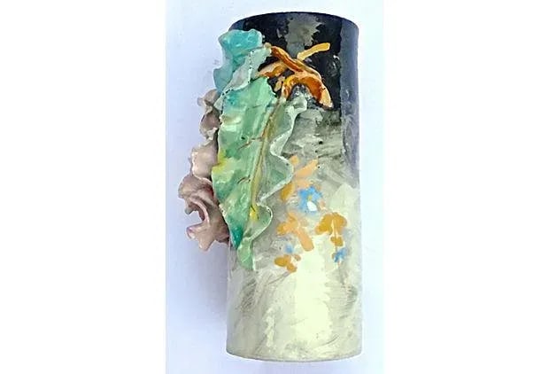 Antique French Majolica Vase - 5